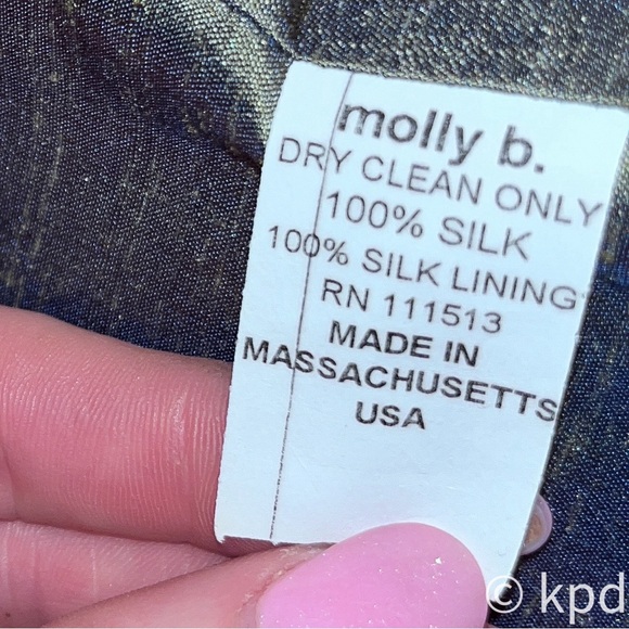 Vintage Molly b. luxury quilted Kimono Jacket - Picture 9 of 12